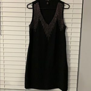 H&M Black Beaded Dress